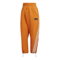 (WMNS) adidas Sportswear Future Icons 3-Stripes Woven Pants 'Orange' HA0815