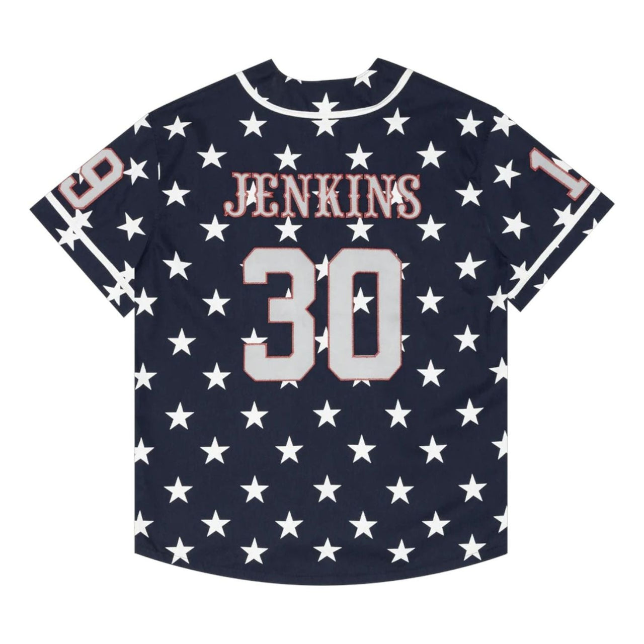 Denim Tears Jenkins Baseball Jersey 'Navy' FW25TKJ002267