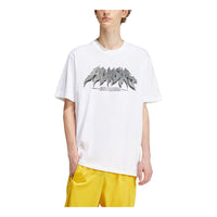 adidas Flames Concert T-Shirt Asia Sizing 'White' IS2946