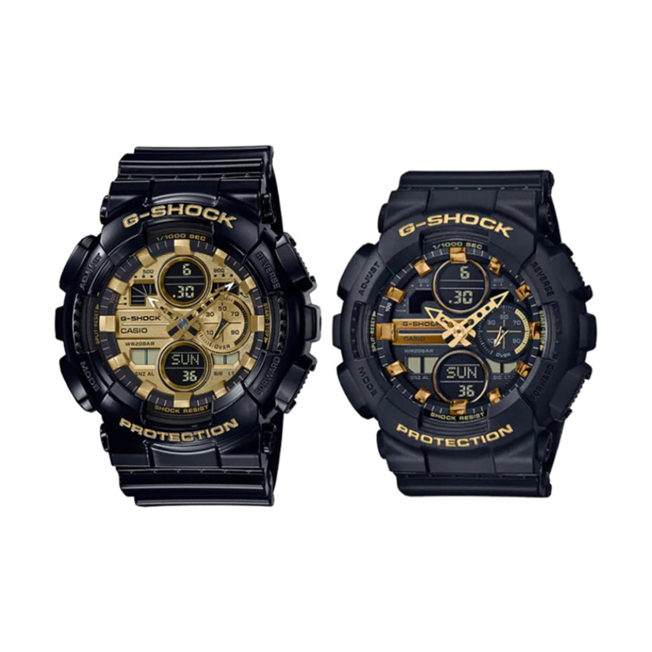 CASIO G-Shock Analog-Digital 'Black Gold' GA-140GB-1A1JF_GMA-S140M-1AJF