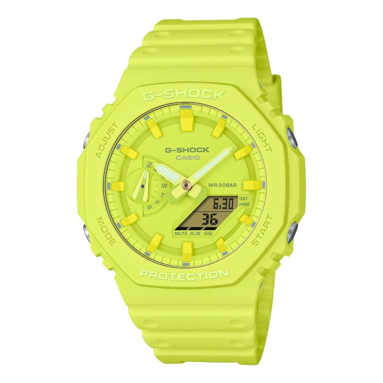 CASIO G-Shock GA-2100 Series 'Yellow' GA-2100-9A9