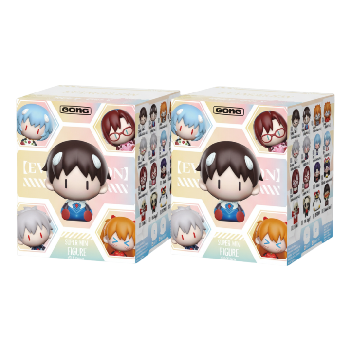 Pop Mart Evangelion Super Mini Figure Sealed Cases (2 Blind Boxes) PPMT-2510-0050-991572092