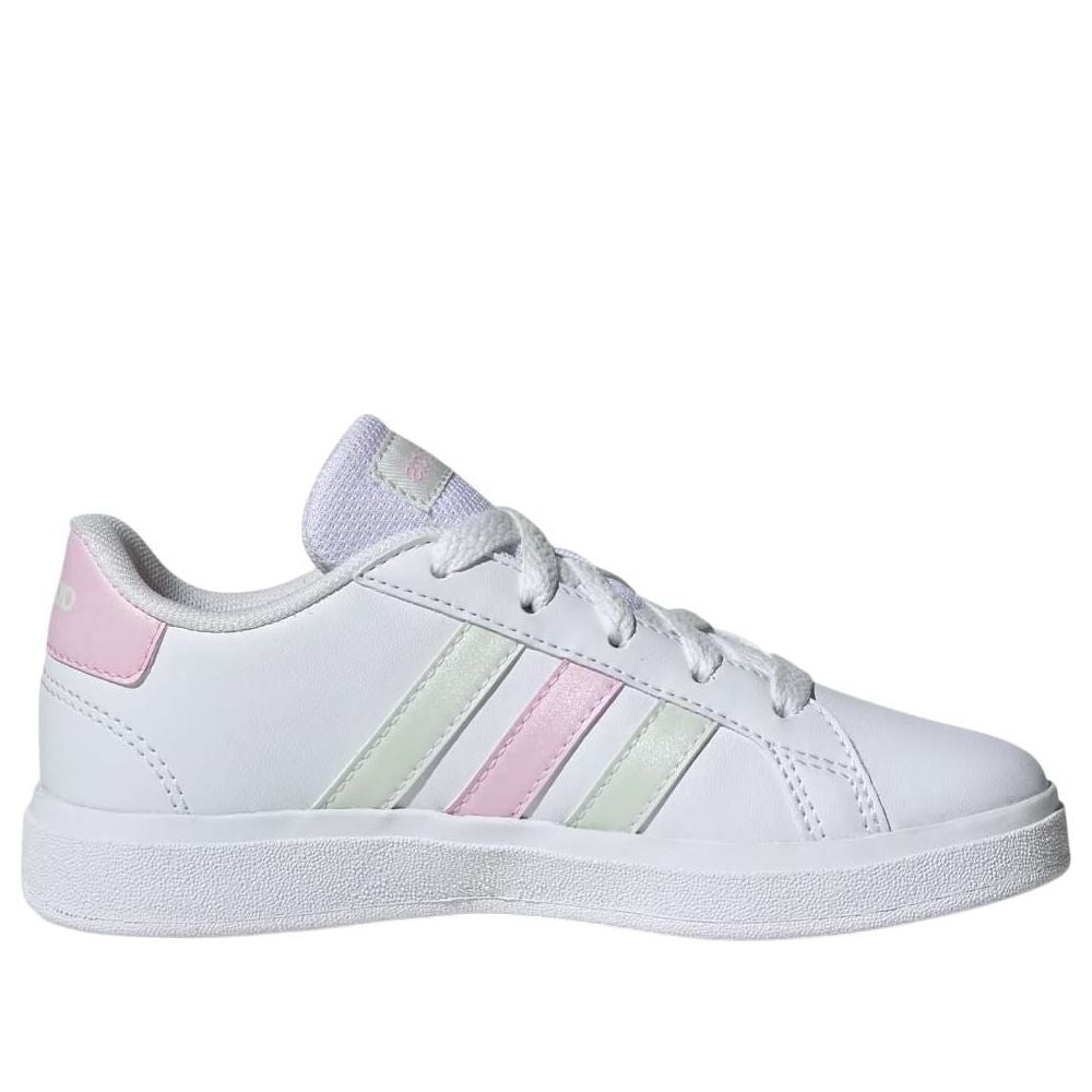 (GS) adidas Grand Court 'Cloud White Crystal Jade Clear Pink' IH4886
