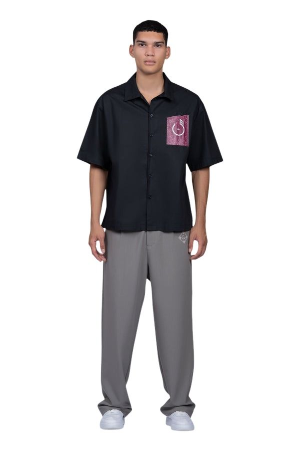 House of Cenmar Shirt with Cenmar Purple Carpet Artwork 'Black' HOC-STF25