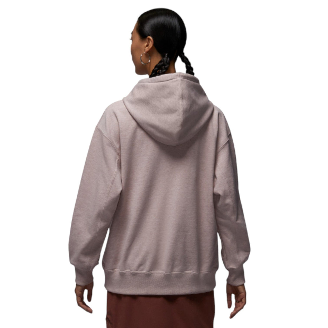 (WMNS) Air Jordan Flight Fleece Hoodie 'Petrified Grey' HJ1312-292