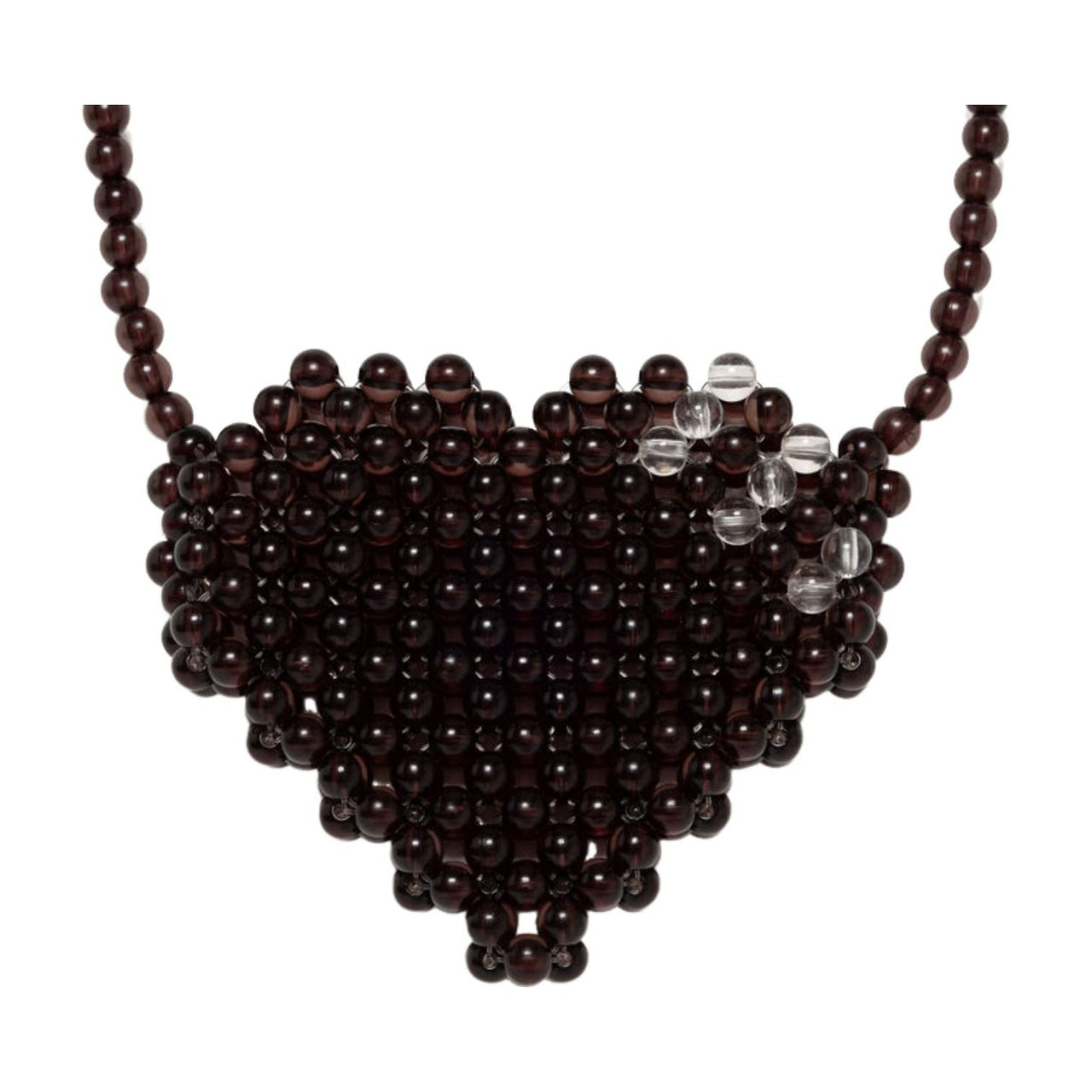 HUMAN MADE Heart Beaded Bag 'Black' HM31GD206-BLK