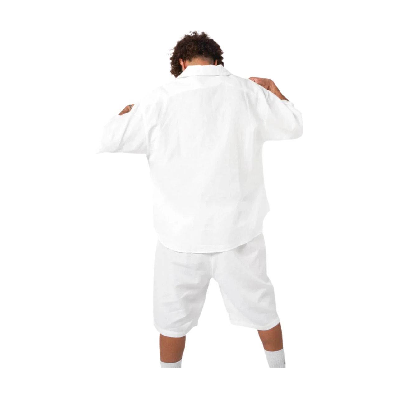 House of Cenmar Linen Shirt 'White' HOC-LI01