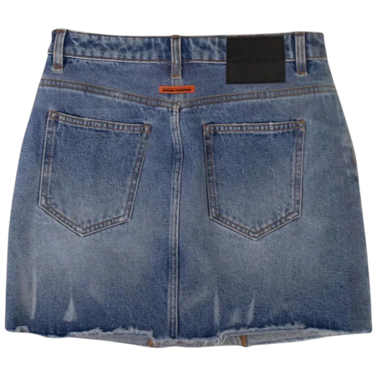 (WMNS) HERON PRESTON Denim Mini Skirt 'Tape Vintage Wash' HWYF002E19641026-7398