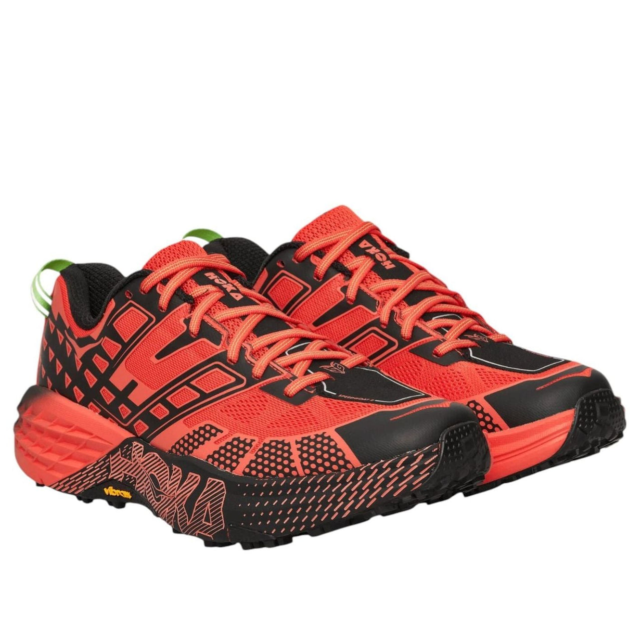 HOKA ONE ONE SpeedGoat 2 'Tomato Electric Green' 1162710-TLCT