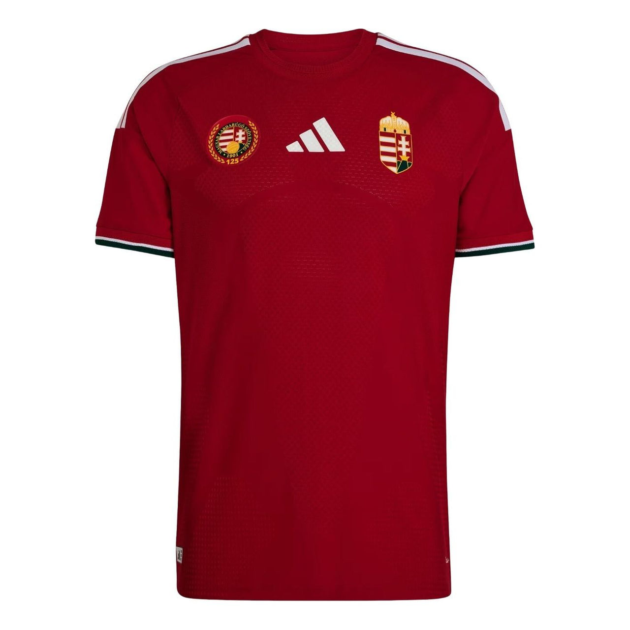 adidas Hungary 26 Home Authentic Jersey Asia Sizing 'Team Victory Red' KC6096