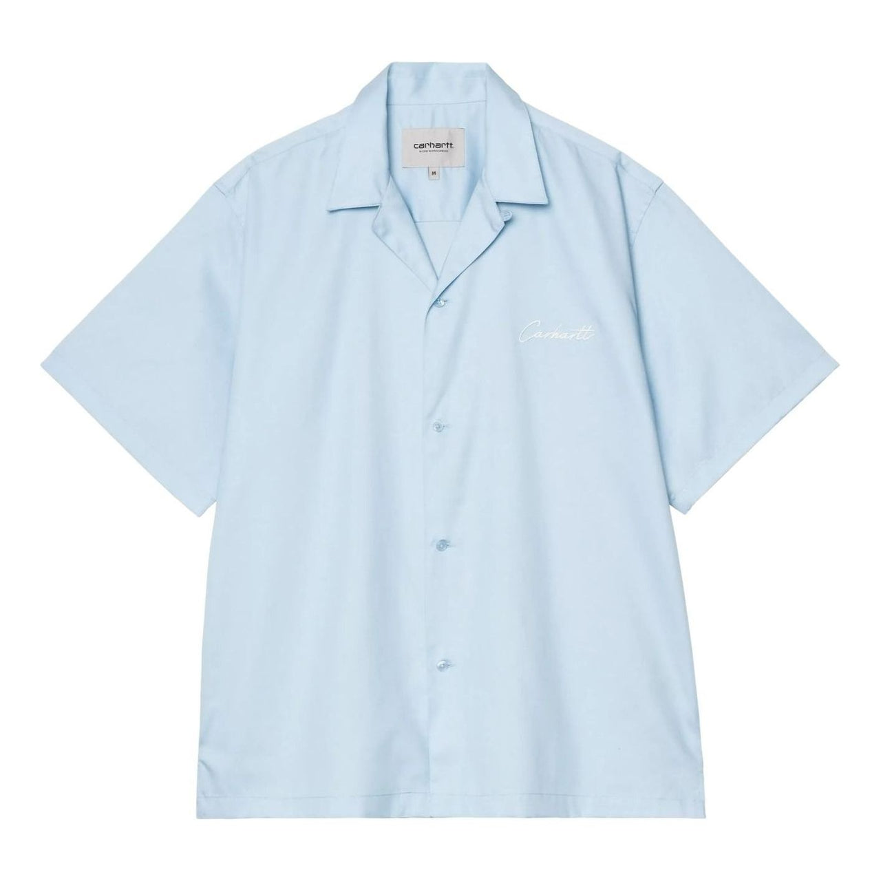 Carhartt WIP S/S Delray Shirt 'Icaria White' I031465-3M3-XX