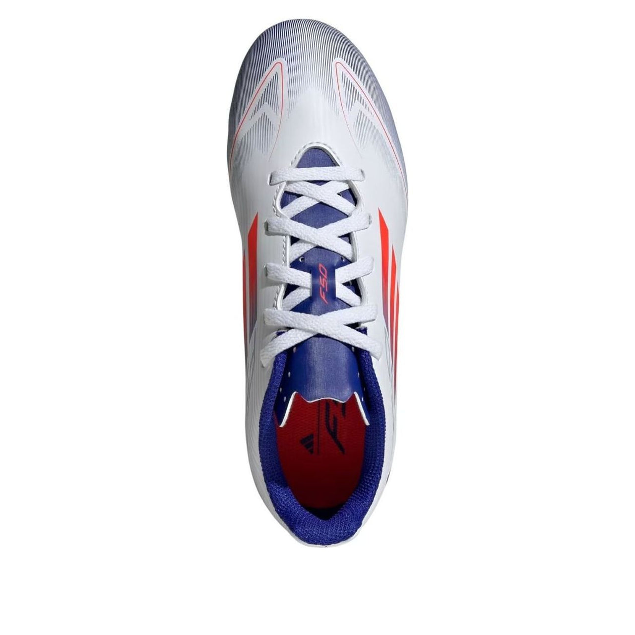 (GS) adidas F50 Club FxG 'White Solar Red' IF1382