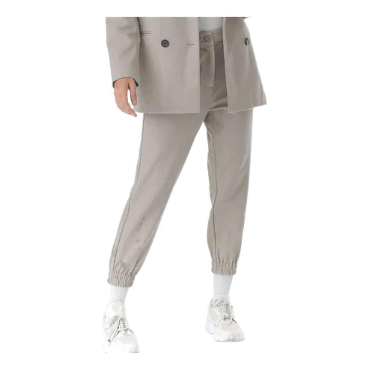 (WMNS) House of Cenmar Double Breasted Pants 'Beige' HOC-A0B01