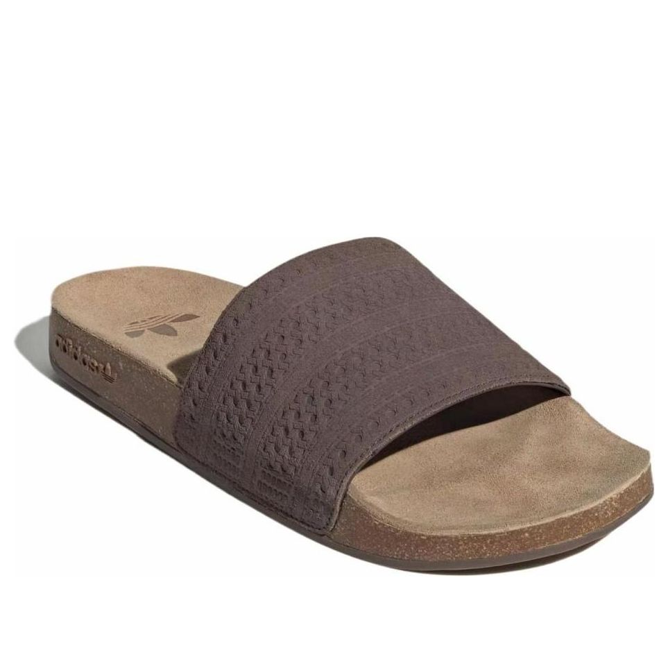 adidas Originals Adilette Slides 'Brown Gum' JH5493