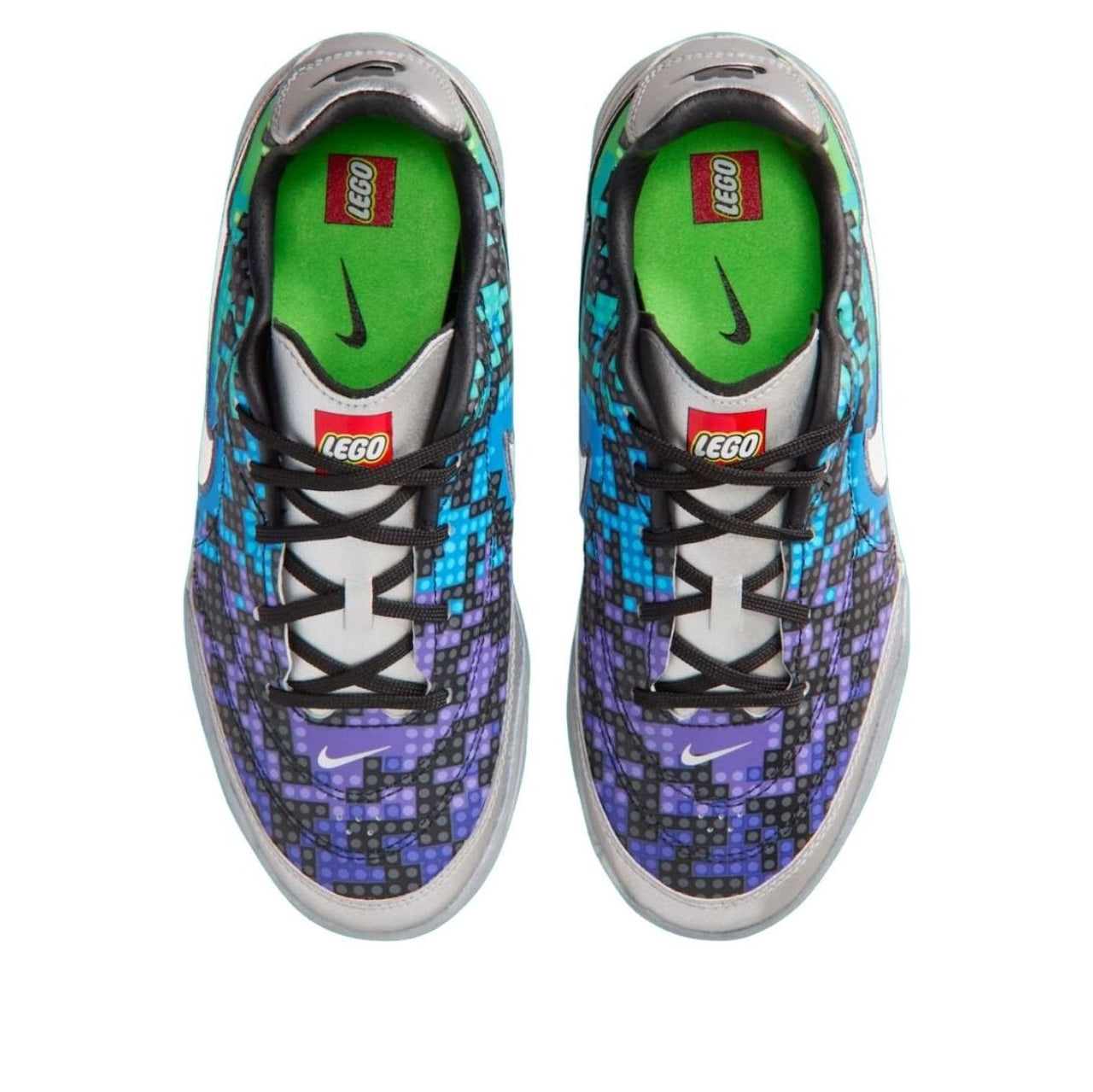 (GS) Nike x LEGO Streetgato 'Metallic Silver Green Strike' IO2390-001