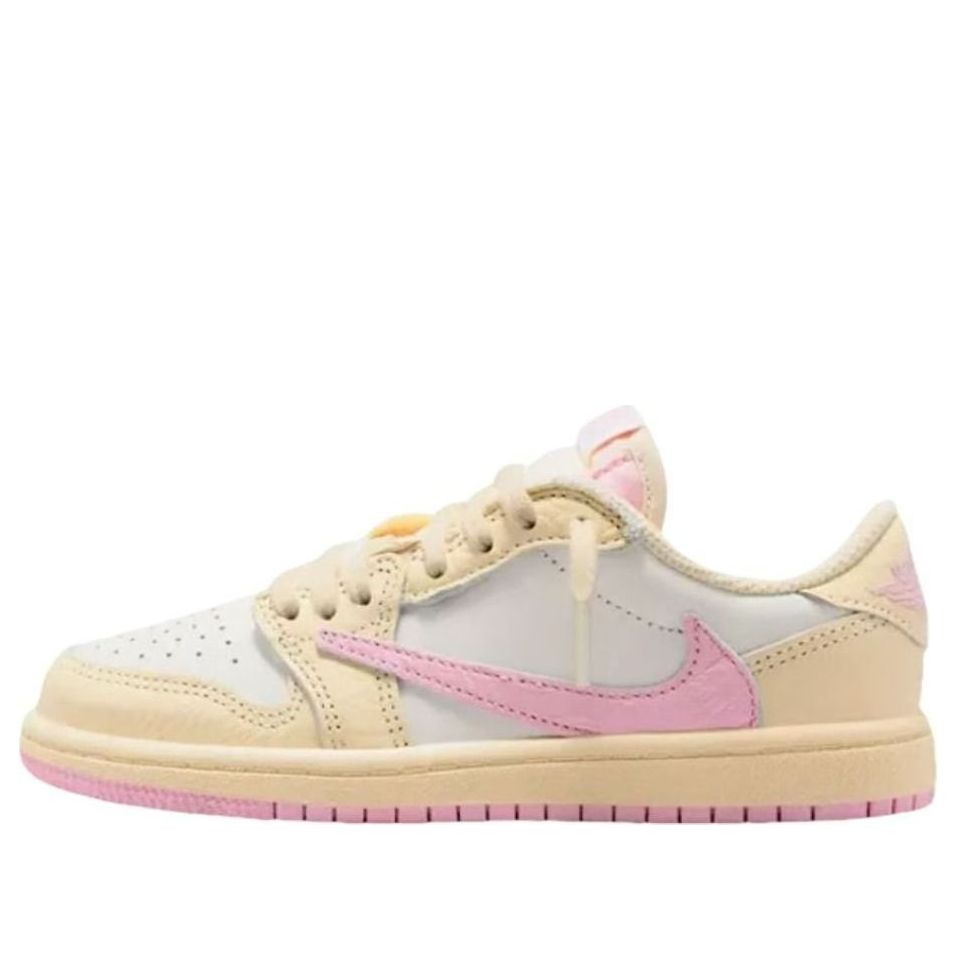 (PS) Air Jordan x Travis Scott 1 Retro Low OG 'Shy Pink' IQ7605-100
