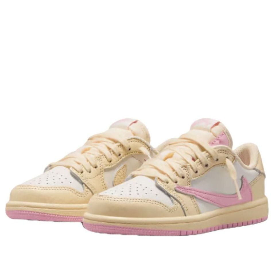 (PS) Air Jordan x Travis Scott 1 Retro Low OG 'Shy Pink' IQ7605-100