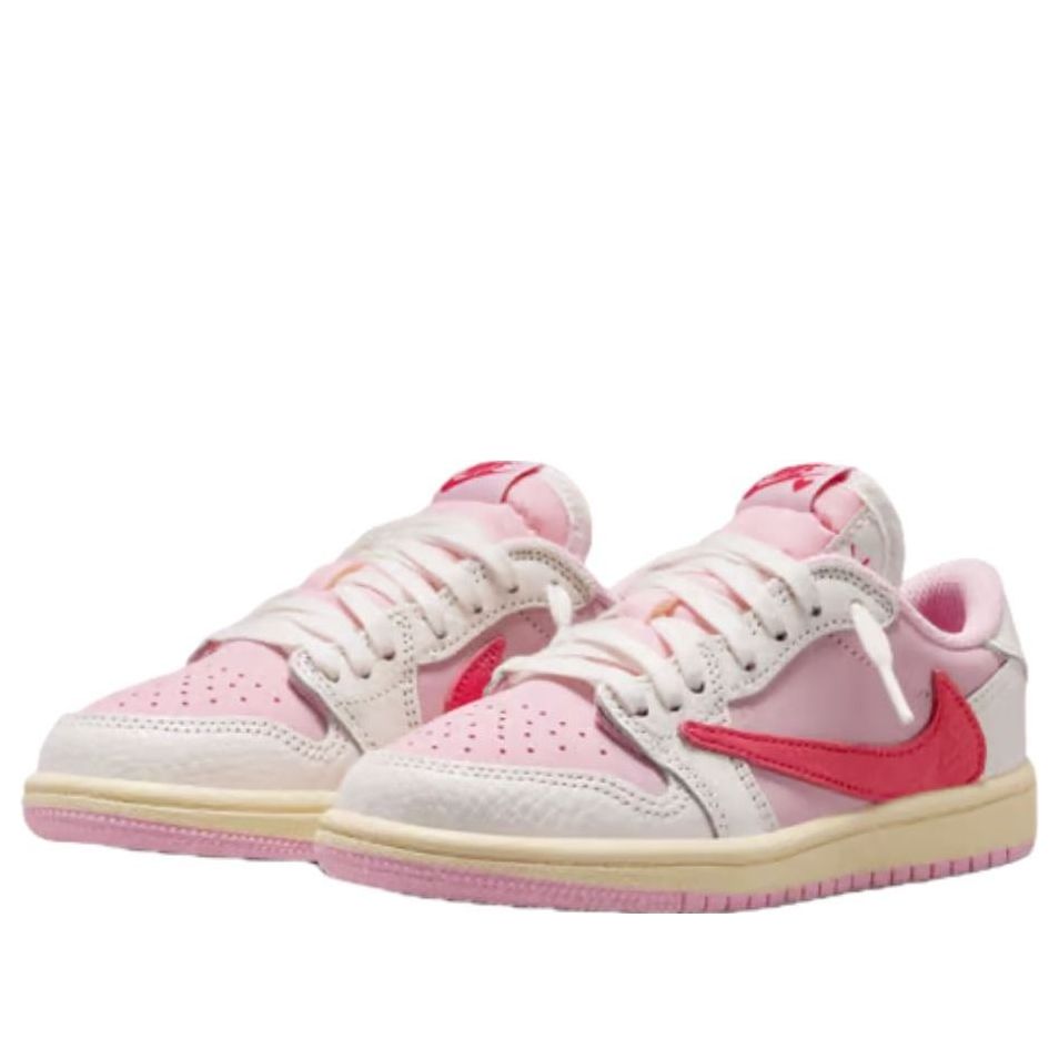 (PS) Air Jordan x Travis Scott 1 Retro Low OG 'Sail Tropical Pink' IQ7605-101