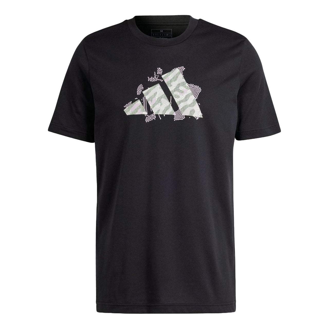 adidas Aeroready Tennis Logo Slam Graphic T-shirt Asia Sizing 'Black' IS2419