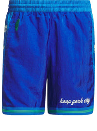 adidas Hoop York City Shorts Asia Sizing 'Power Blue' IT9952