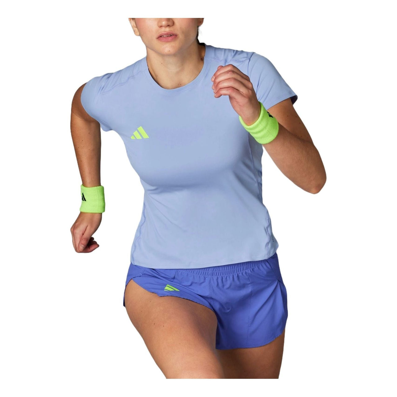 (WMNS) adidas Adizero Essentials Running T-shirt 'Blue Spark' IX2838