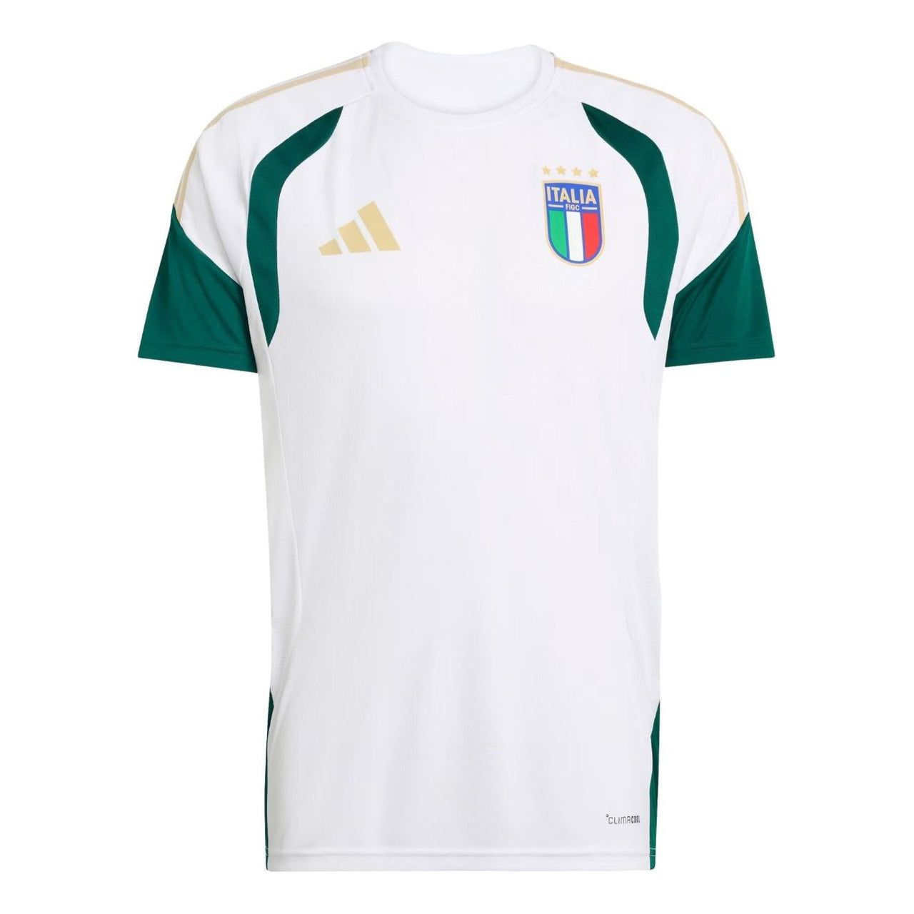 adidas Italy 26 Tiro Training Jersey Asia Sizing 'White' JZ9375