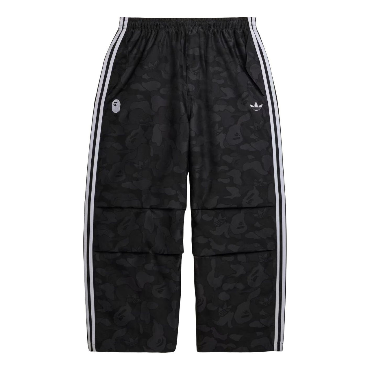 adidas x Bape Jacquard Pants 'Black' KF4918