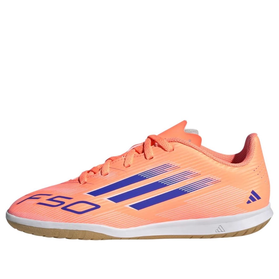 (GS) adidas F50 Club IC 'Beam Orange Lucid Blue' JI0041