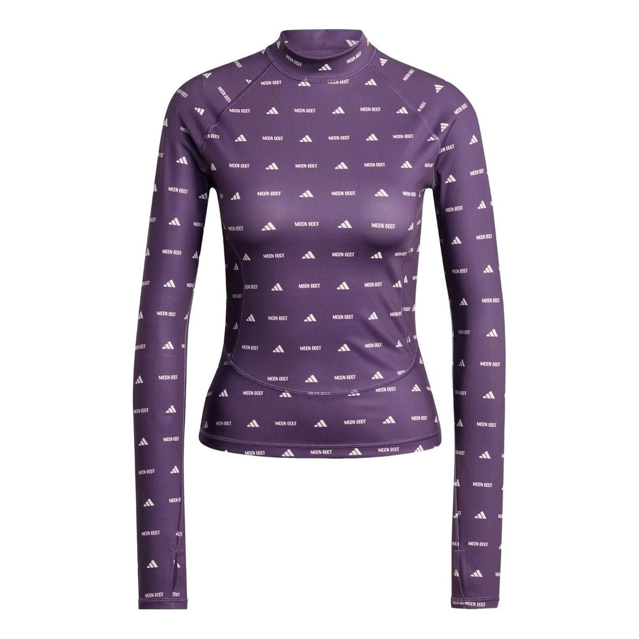 (WMNS) adidas x Moon Boot Logo Long-Sleeved T-Shirt 'Morado' JM1104