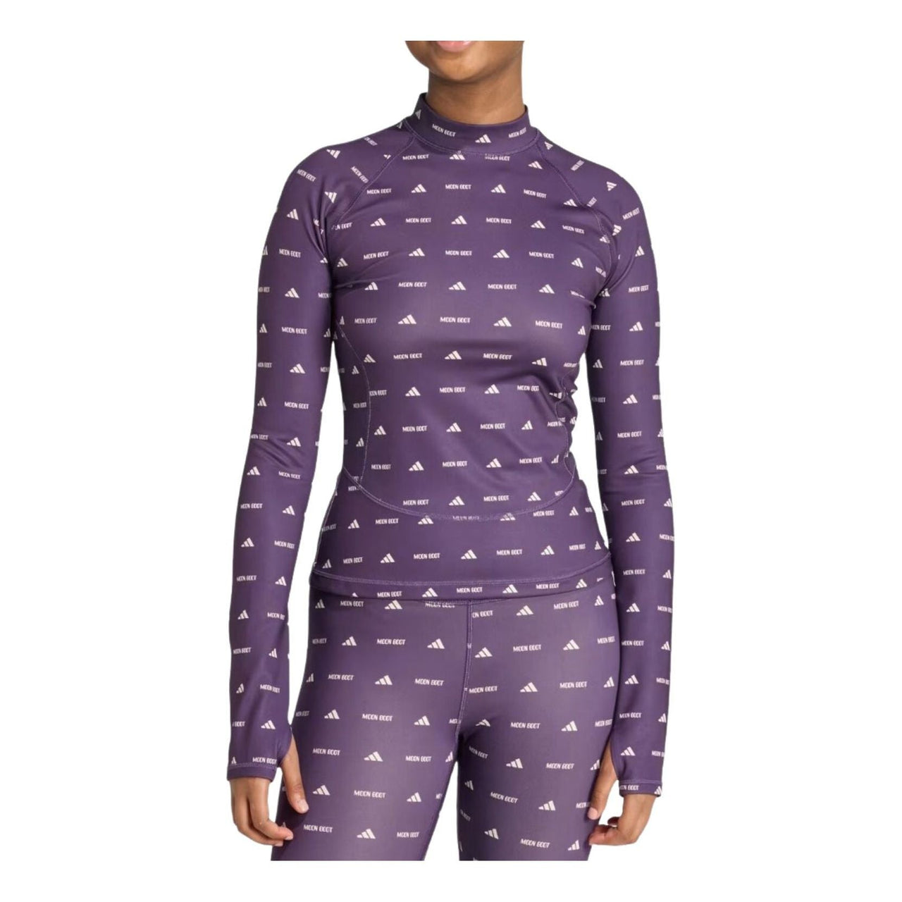 (WMNS) adidas x Moon Boot Logo Long-Sleeved T-Shirt 'Morado' JM1104