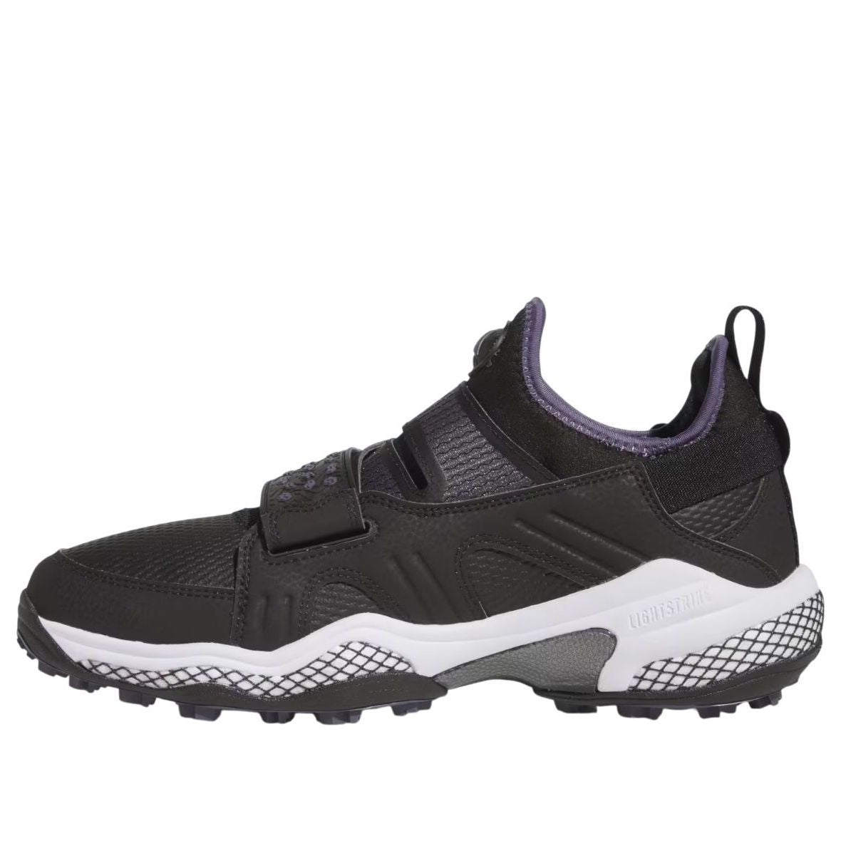 adidas Codechaos 25 Midcut BOA Spikeless Golf 'Black Preloved Violet Iron Metallic' JP5186