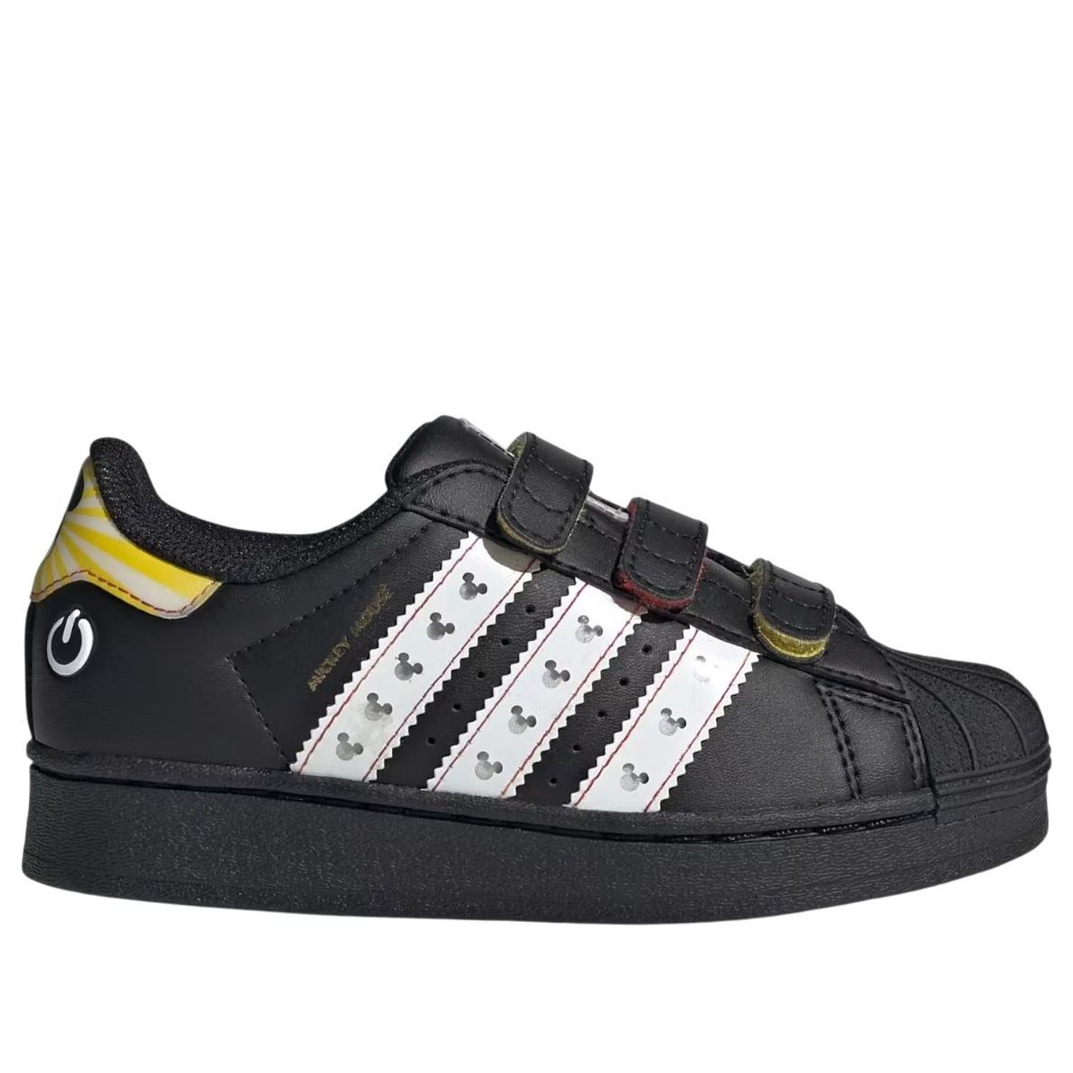 (PS) adidas Disney Superstar LED Light 'Black White' JP8087