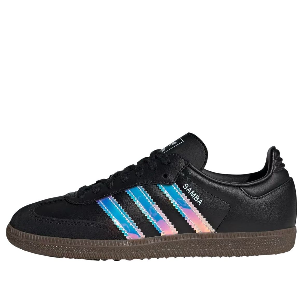 (GS) adidas Samba 'Black Iridescent Stripes' JQ2852