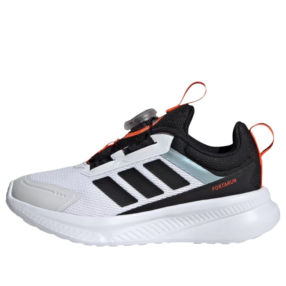 (PS) adidas Fortarun 4.0 'White Black Impact Orange' JR5724