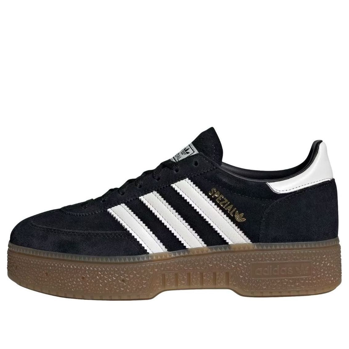 (WMNS) adidas Handball Spezial Bold 'Black White Gum' JR7438