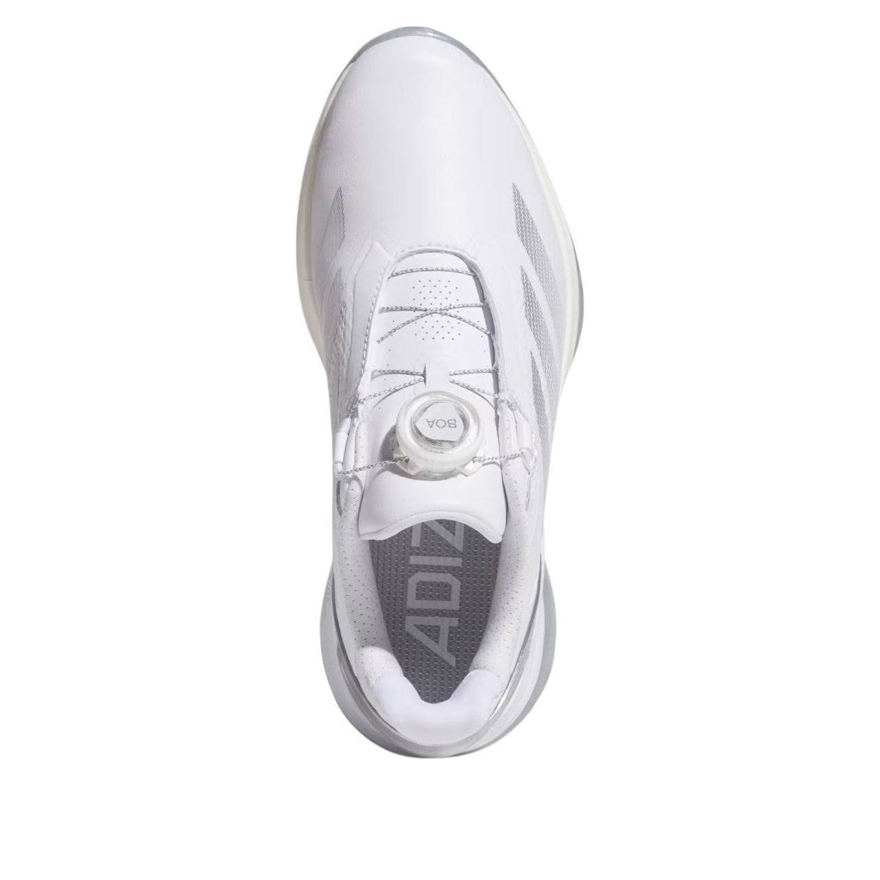 (WMNS) adidas Adizero ZG Low Cut Boa Spikeless Golf 'Cloud White Silver Metallic' JS1764