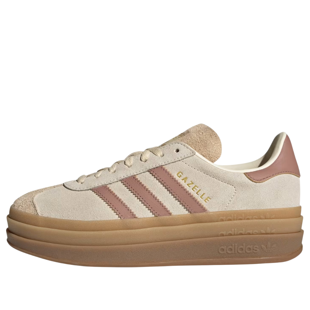(WMNS) adidas Gazelle Bold 'Cream Warm Clay Sand' JS3893