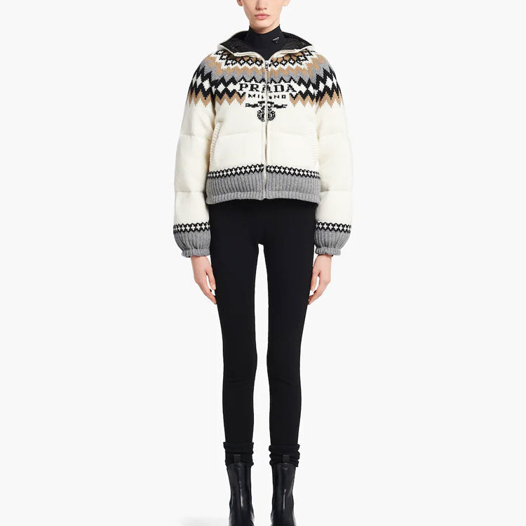 PRADA Down Jackets Women's White