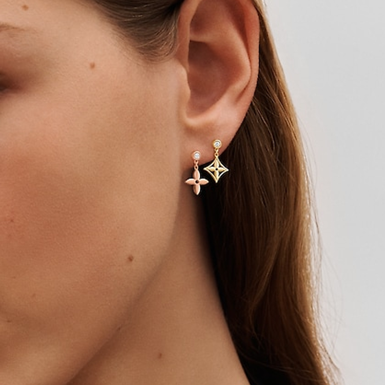 LOUIS VUITTON Idylle Blossom Ear Stud Yellow Gold And Diamond - Per Unit