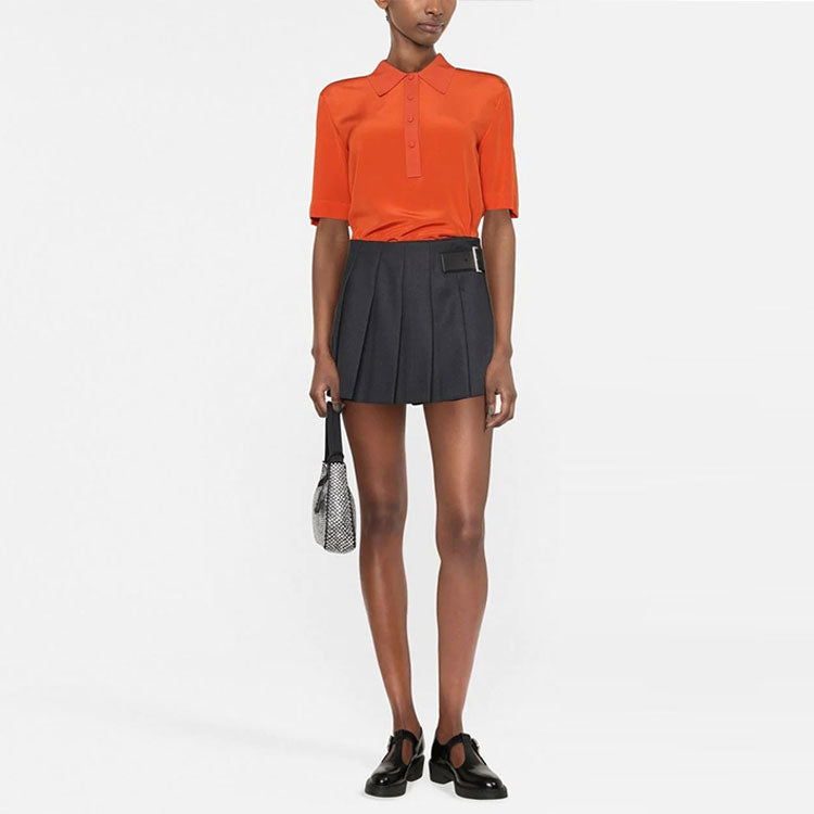 PRADA Casual Short Skirts Women's Gray