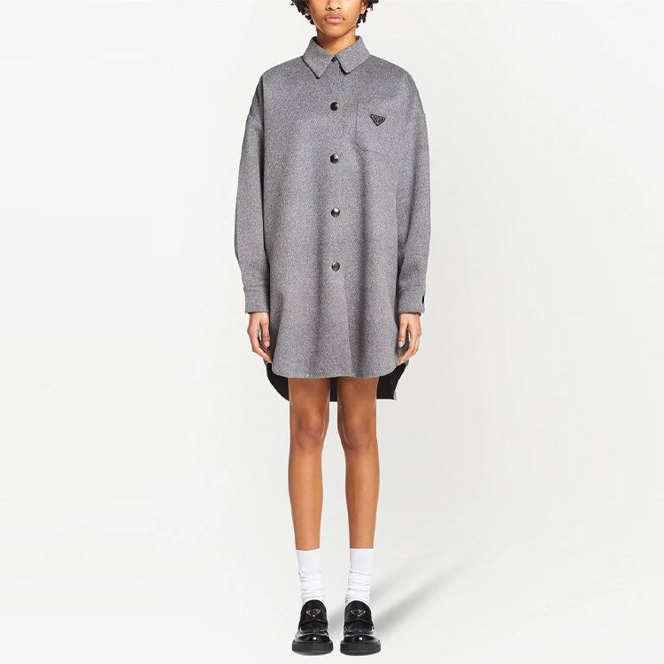 PRADA Coats Women's Gray