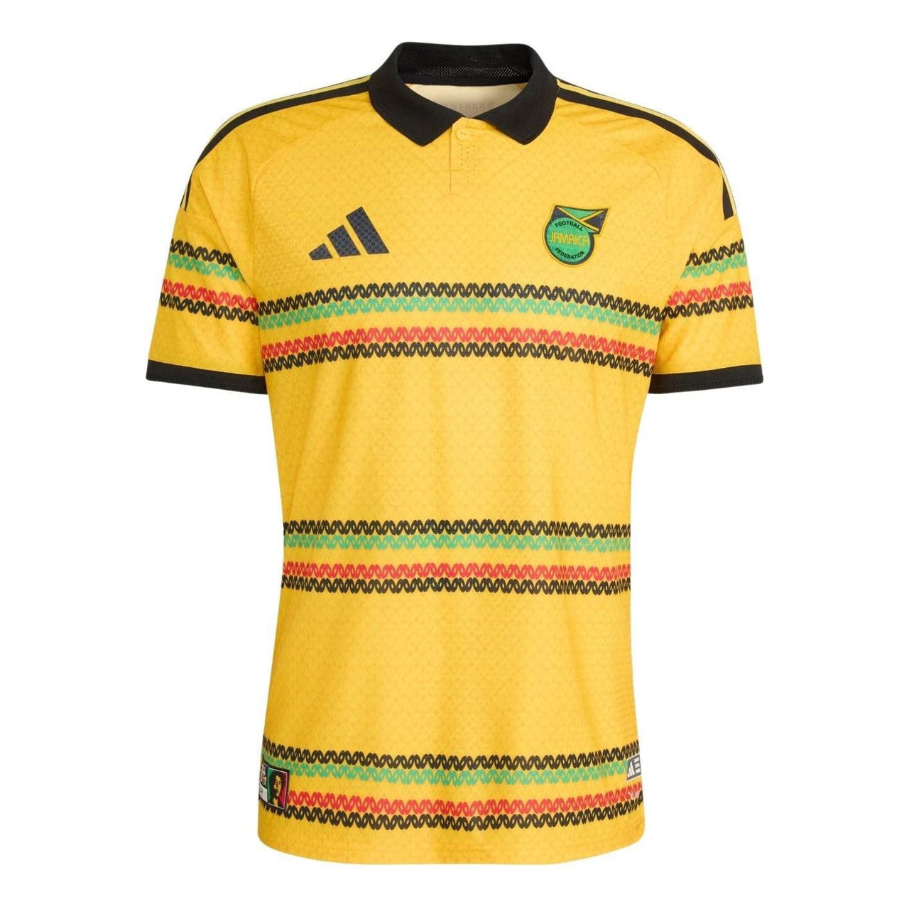 adidas Jamaica 2026 x Bob Marley Home Authentic Jersey 'Bold Gold' KB7466