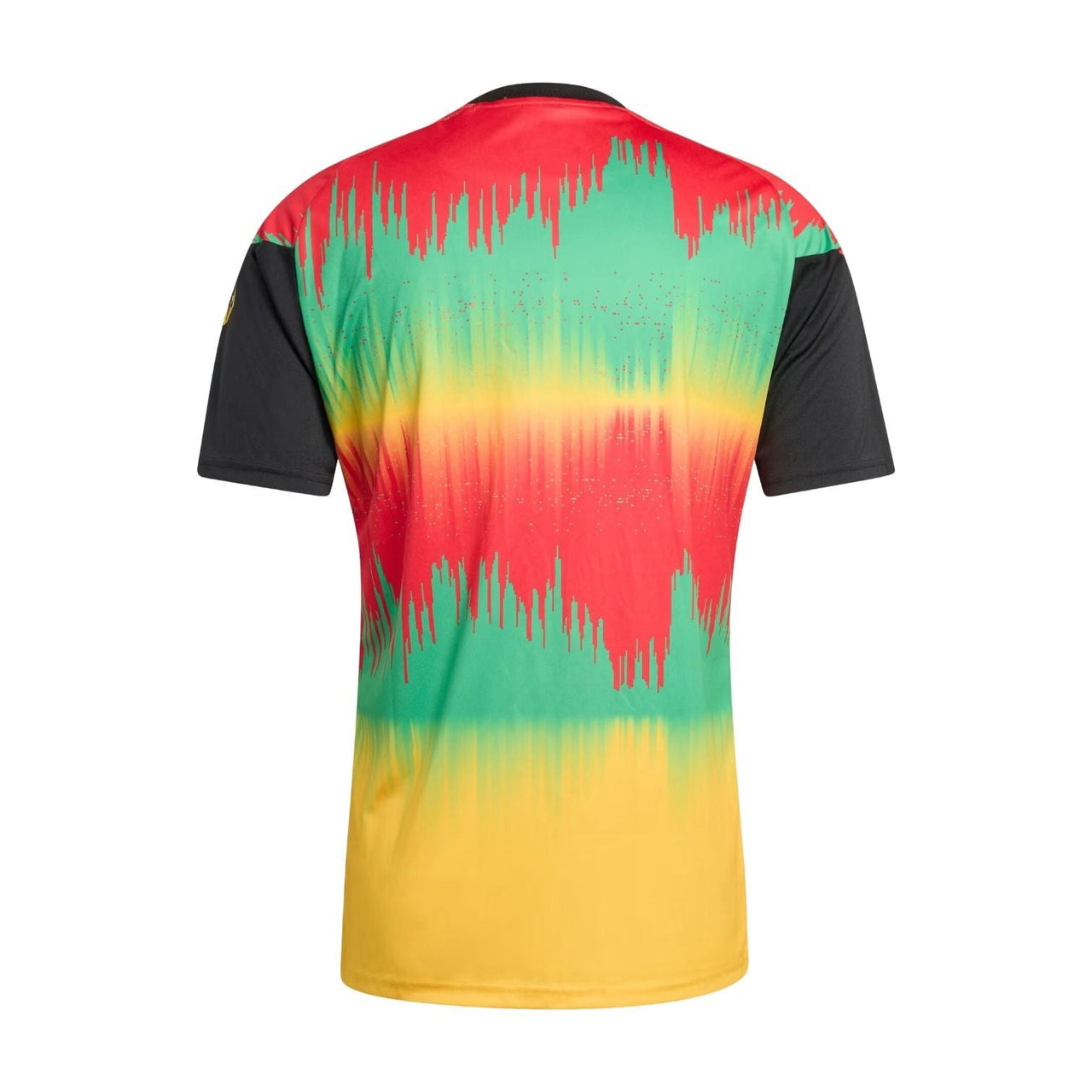 adidas Jamaica 2026 x Bob Marley Home Pre Match Jersey 'Bold Gold Vivid Green Pure Ruby' KA1905