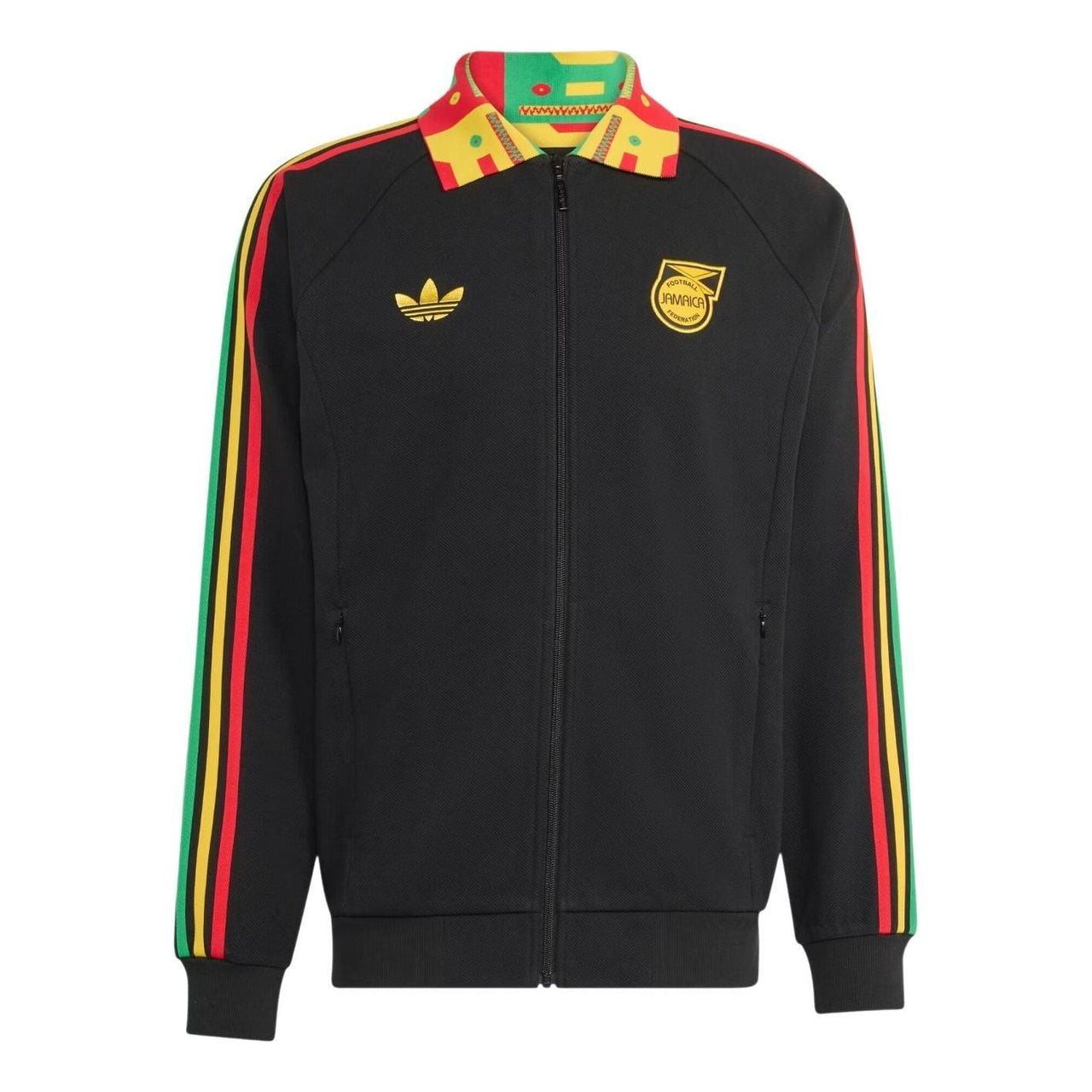 adidas Jamaica 2026 x Bob Marley Away Anthem Jacket 'Black' JY5207