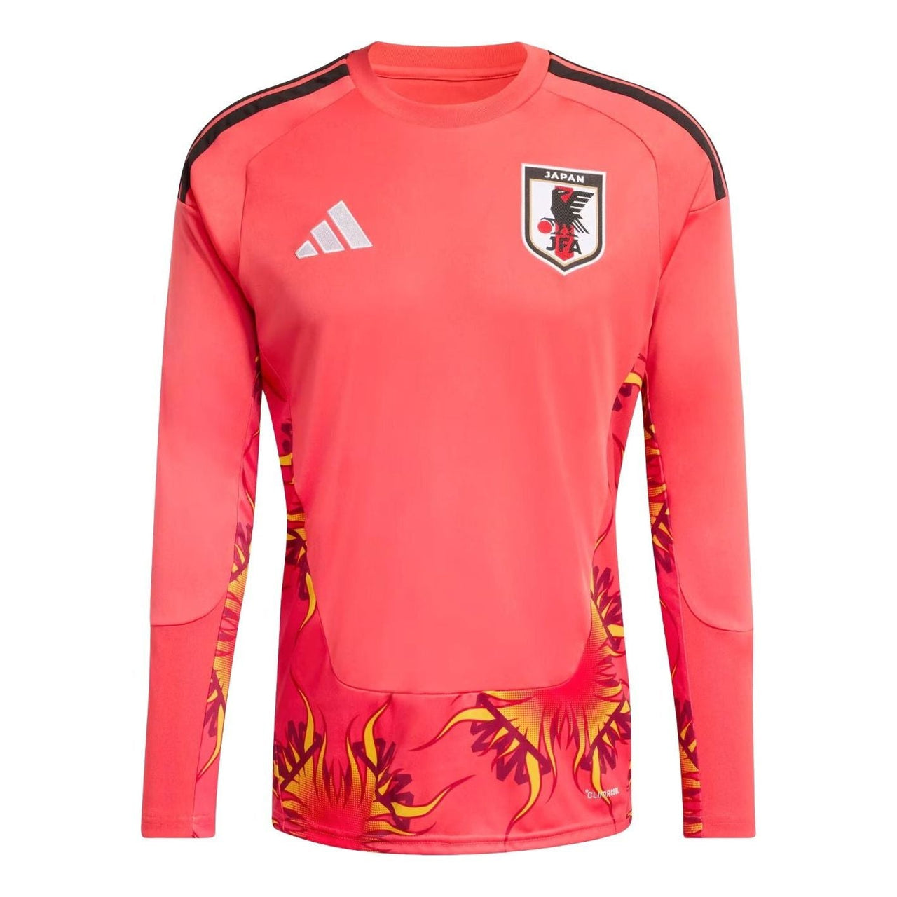 adidas Japan 26 Home Goalkeeper Long Sleeve Jersey 'Semi Lucid Red' KA9649