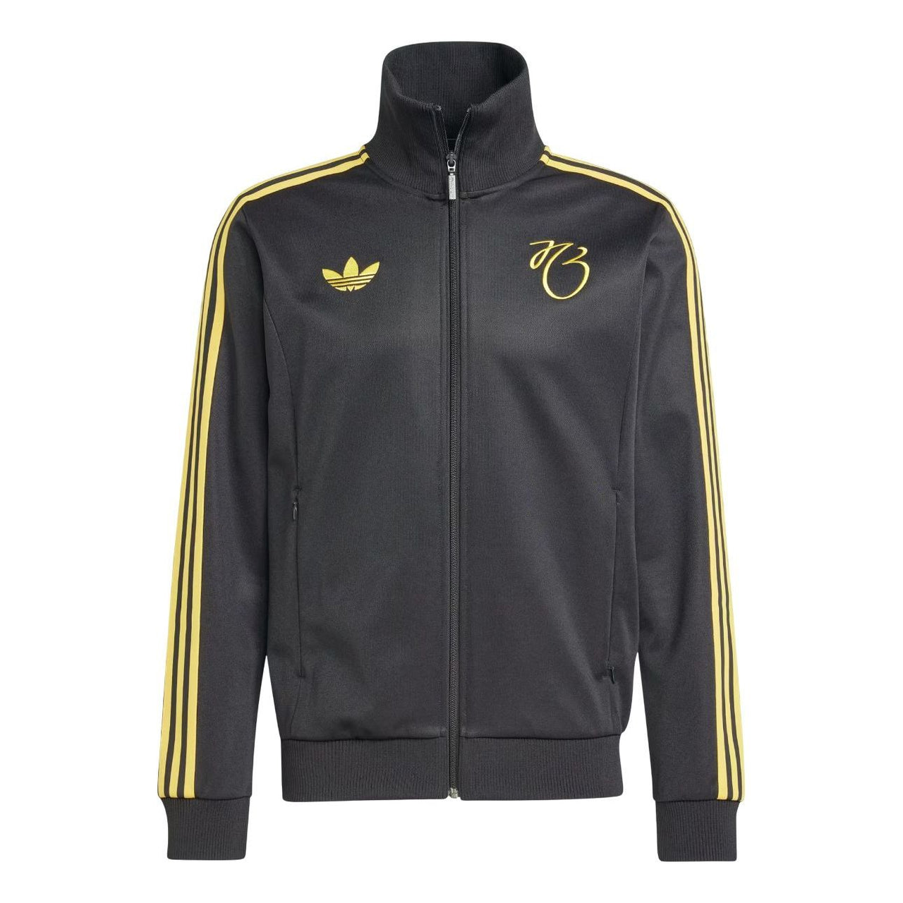 adidas Jude Bellingham Track Top Asia Sizing 'Black Yellow' IM7923