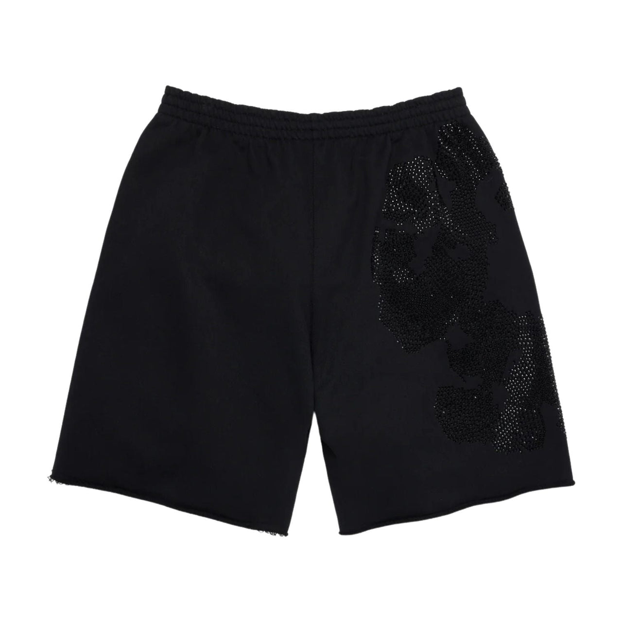 Denim Tears Biggie Rhinestone Cotton Wreath Sweatshort 'Black' SS26BRS14552458