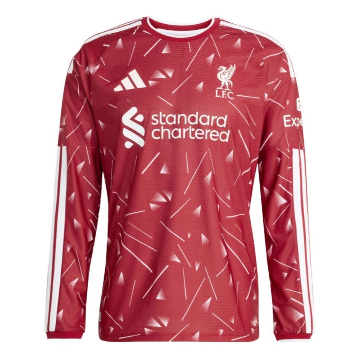 adidas Liverpool FC 26/27 Home Authentic Long Sleeve Asia Sizing 'Active Maroon' KB8251