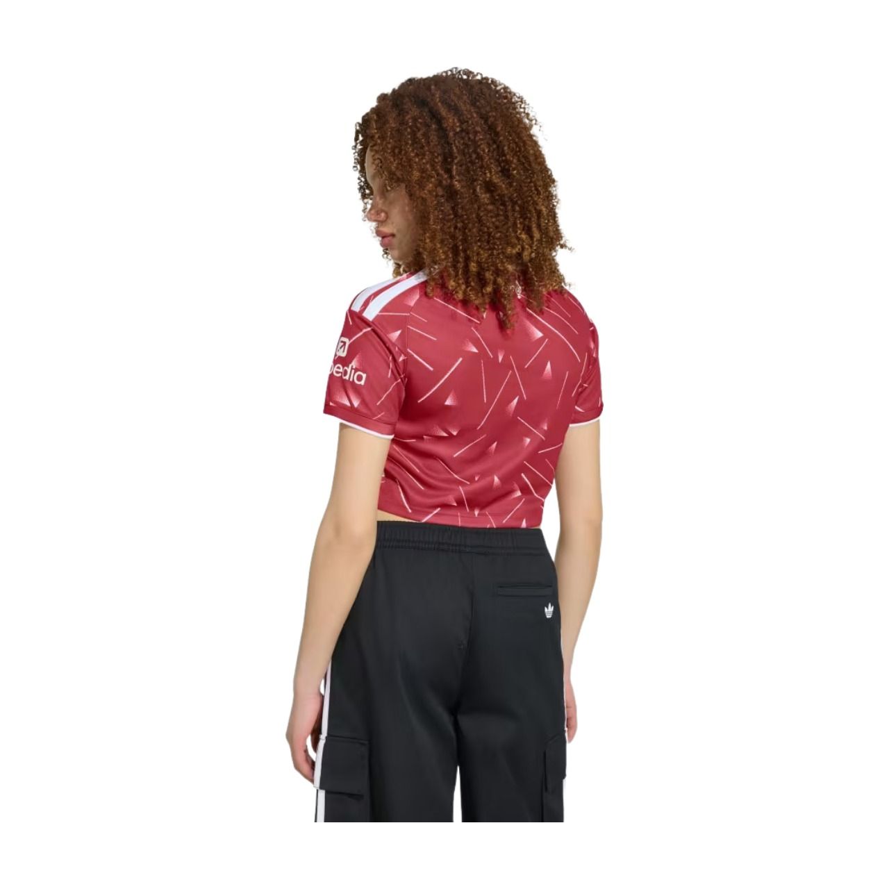 (WMNS) adidas Liverpool FC 26/27 Home Crop Asia Sizing 'Active Maroon' KB8260