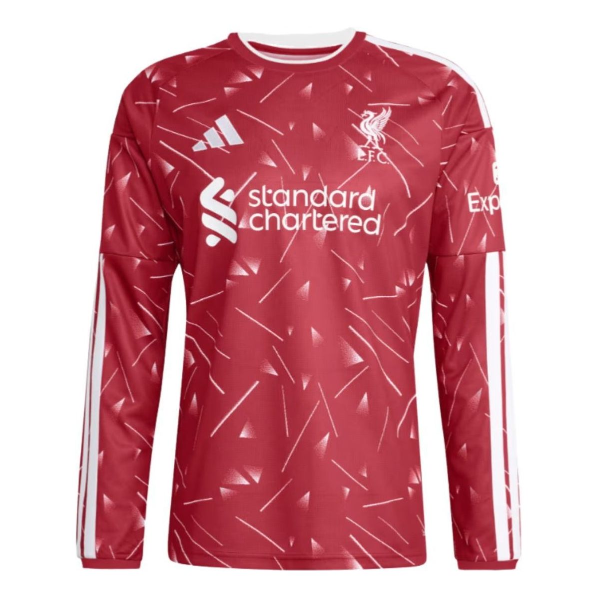 adidas Liverpool FC 26/27 Home Long Sleeve Asia Sizing 'Active Maroon' KB8268